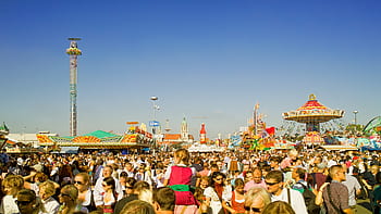 oktoberfest, davy, člověk, bavaria, folklórní festival, Mnichov, bavorské, trhu, tradice, výstaviště, radost