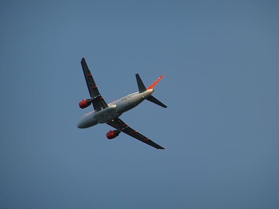 aircraft, start, wing, wrong location, turbine, engine, rear, take off, fly, airbus, technology