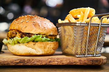 burger, potato, cheeseburger, fastfood, tomato, lettuce, sandwich, cheese, fresh, nutrition, fast