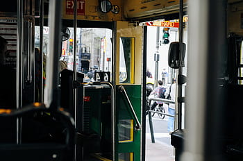interiér autobusu, autobus, přeprava, vozidlo, silnice, dojíždět, tankování, benzín, dopravy, uvnitř, nikdo