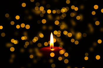 close, lighted, red, candle bokeh photography, mourning, candle, obituary, die, death, dead, sadness