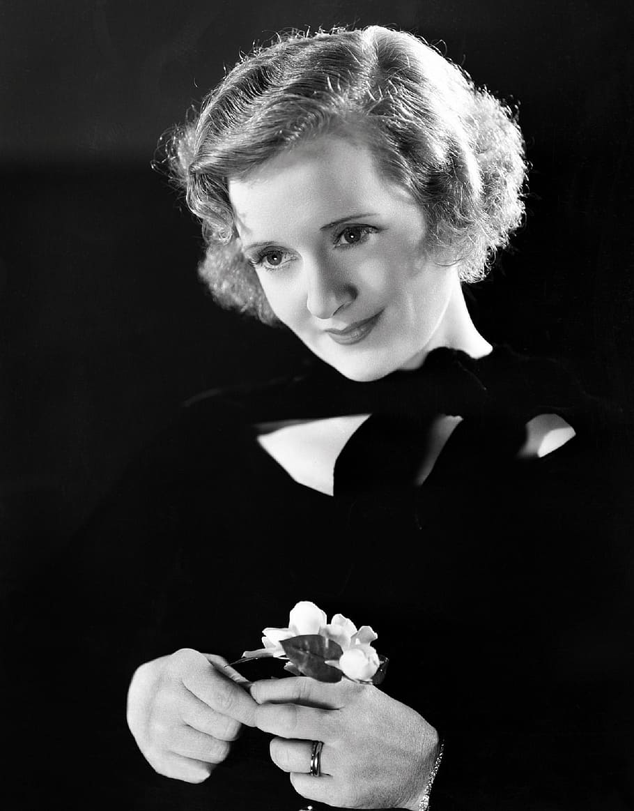 billie burke, actress, vintage, movies, motion pictures, monochrome, black and white, pictures, cinema, hollywood