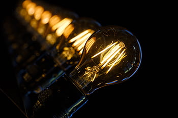 žárovky, otočil, svítilna, světlo, osvětlení, žárovka, edison žárovka, edison, vedený, technologie, retro