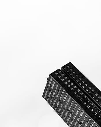 untitled, architecture, building, infrastructure, black, white, skyscraper, black And White, building Exterior