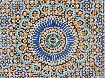 mosaic, tesserae, paving, surface, tile, decoration, architecture, mosque of paris, texture