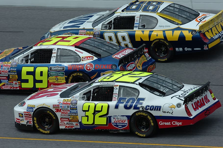 auto da corsa, nascar, auto, sport, da corsa, autostrada, autista, sport motoristici, gara, velocità, traccia