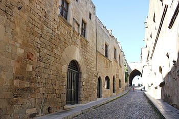 rhodes, greece, street, architecture, building, city, architecture design, structure, tourism, design, old