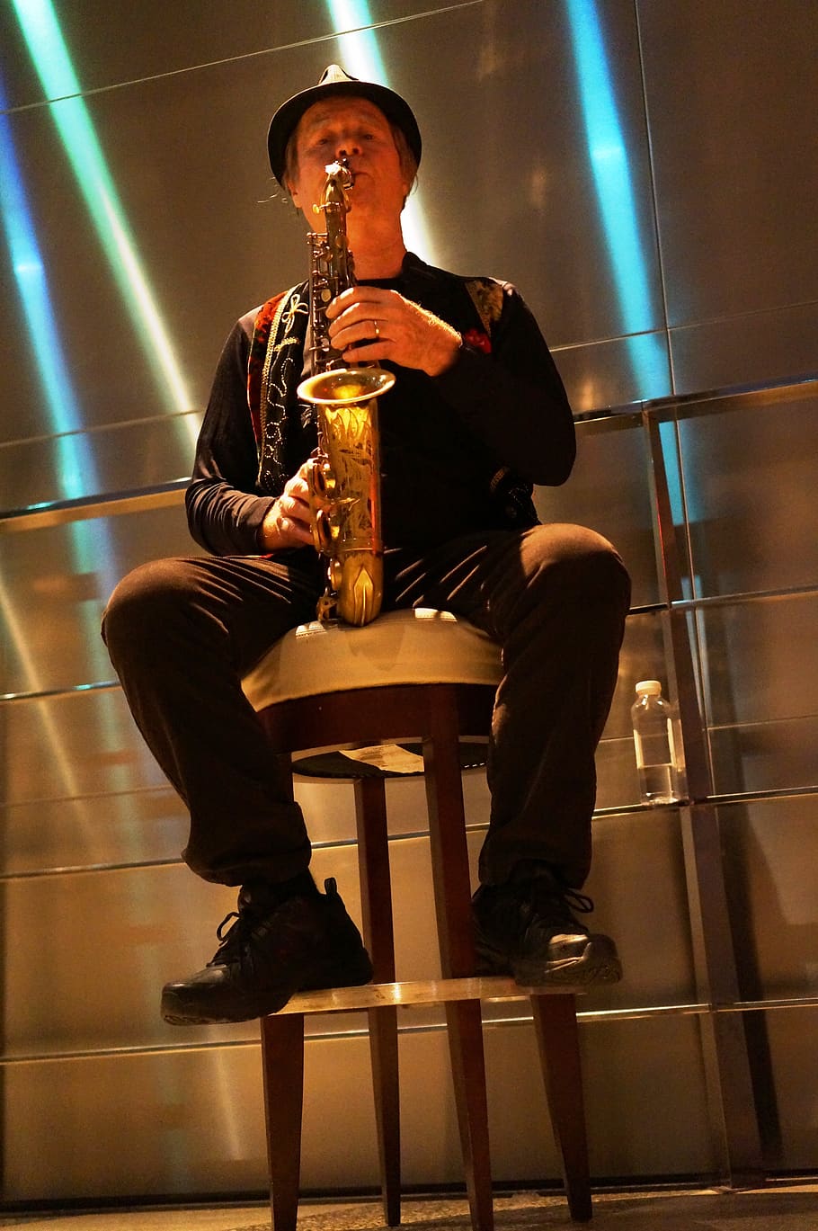 hudebník, saxofon, zvuk, nástroj, hudební nástroj, větrný nástroj, mosazný nástroj, zblízka, kapela, zlatý, jazz