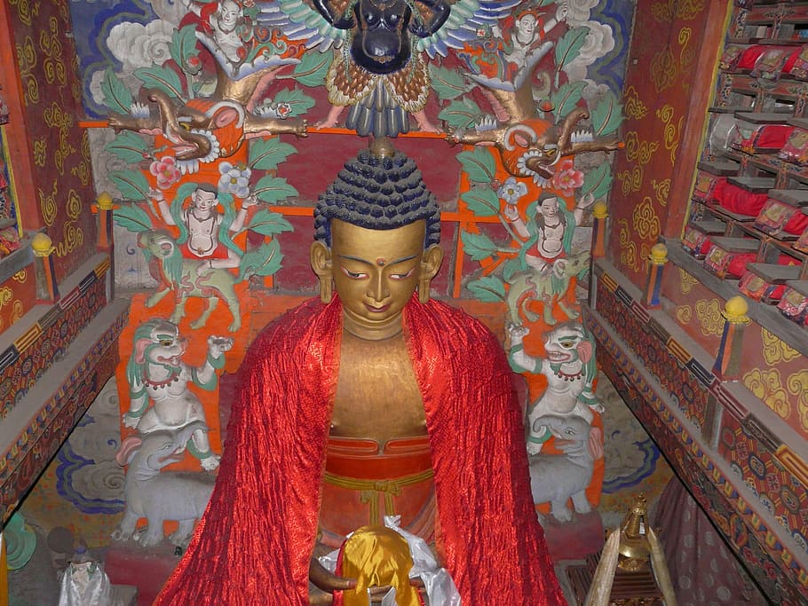 buddha, temple, buddhist, statue, buddhist niches