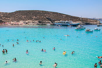 swimming, clear, in Clear, Sea, Beach, travel, summer, blue, vacations, coastline, nature