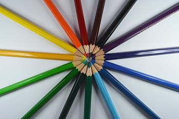 coloring pencil lot, pencil, color, sharpener, art, drawing, design, collection, circle, round, colored pencil