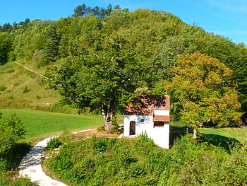černý roh, kaple, idyla, záložka číst kapli, kaple leonhard, saint leonhard, složit, rechbergle, graneggle, švábský, alb