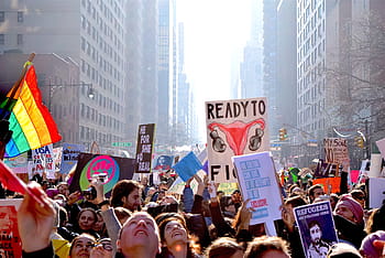 people holding signboards, Women'S March, Political, Rally, Human, political, rally, rights, women, international, day, worldwide