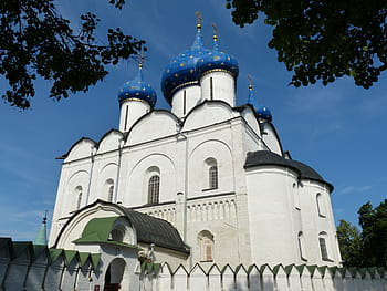 църква, Русия, Суздал, православен, руски православен, купол, кула, сграда, религия, вярвам, Руска православна църква