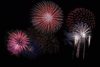 花火ショー、 夜間、 花火、 空、 パーティー、 大晦日、 ロケット、 火工品、 お祝い、 花火アート、 カラフル