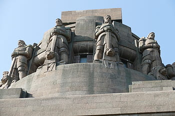 Lipsko, völkerschlachtdenkmal, památník, architektura, Německo, mezník, impozantní, monumentální, Pohled, historicky, Napoleon