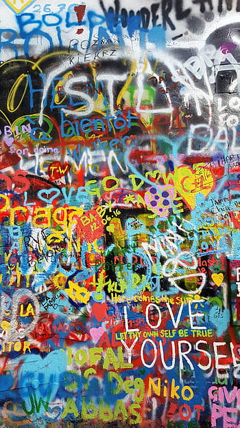 John Lennon Wall, prague, coloré, graffiti, peindre, Couleur, art, mur, lennonismus, ouvrages d'art, République Tchèque