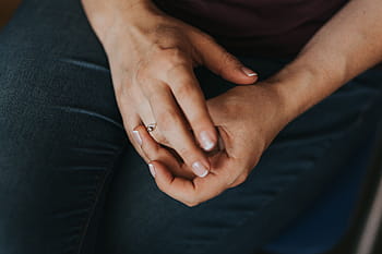wanita, tangan, cincin, Close-up, closeup, perhiasan, jeans, Tangan manusia, orang, dewasa, pria