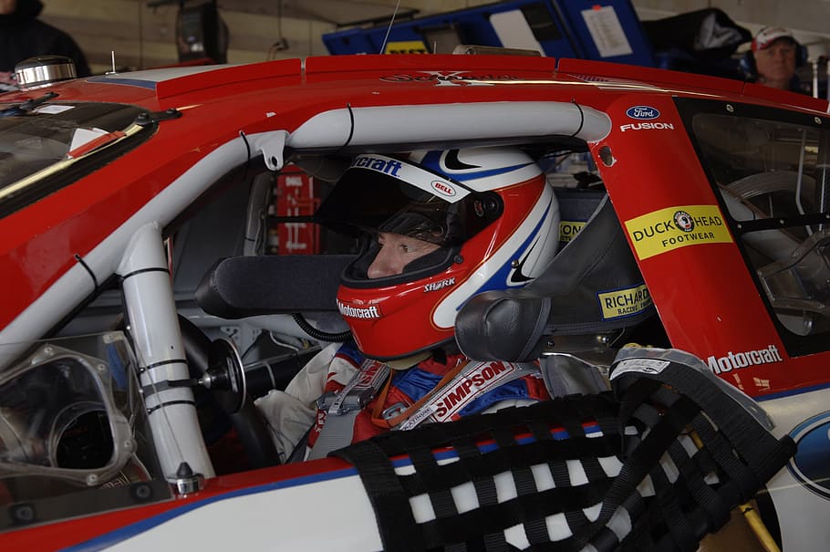 závodní auto, nascar, auto, sport, Řidič, zblízka, závody, plochodrážní, motoristické sporty, závod, Rychlost