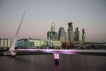 fotografování, bílý, beton, puerto madero, Buenos Aires, podnikání, kancelář, nábřeží, Argentina, architektura, mezník
