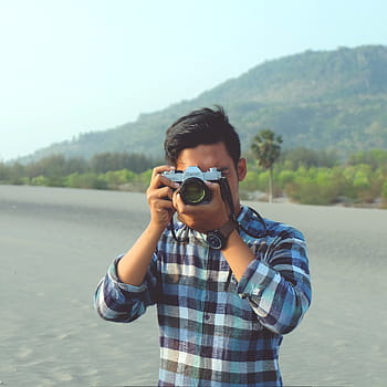 muž, který držel fotoaparát, muž, hospodářství, Fotoaparát, chlap, fotograf, fotografování, objektiv, lidé, životní styl, tvořivý