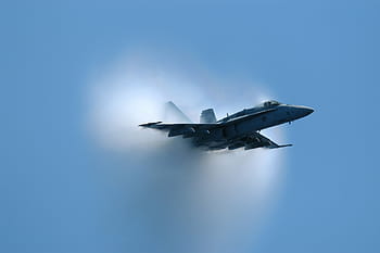gray, aircraft, air, daytime, sound barrier, navy jet, supersonic, military, phenomenon, aerospace, speed