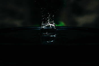 detailní, fotografie, voda, kapky, temný, kapalný, splash, aqua, pokles, stříkající, mokré
