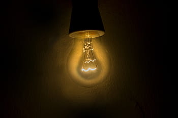 berbalik, jelas, bohlam halogen, cahaya, bohlam, percikan, gelap, malam, kaca, langit-langit, atap