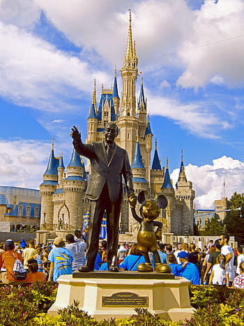 walt disney, mickey mouse statue, disney, magic, kingdom, florida, orlando, landmark, magical, princess, castle