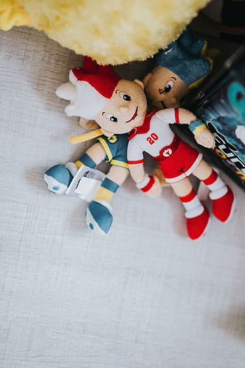 varios juguetes, varios, juguetes, jugando, muñeca, figura, niños, juguete, artesanía, decoración, nadie