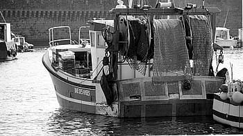loď, trawler, přístav, rybolov, moře, oceán, marin, voda, rybářské lodi, námořní, doky