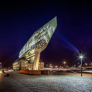 přístavní úřad, přístav v Antverpách, dům přístavu, Antverpy, Belgie, architektura, budova, přístav, přístaviště, antwerpen, havenhuis