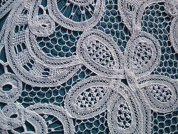 white lace tablecloth, Embroidery, Lace, Luxeuil, Couture, pattern, backgrounds, material, close-up, abstract, textile