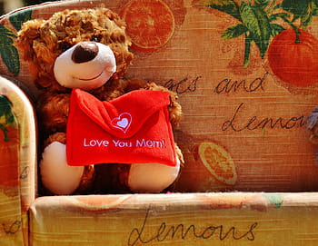 teddy, den matek, milovat, mami, blahopřání, matka, Vítejte, Pozadí, srdce, Děkuji, emoce