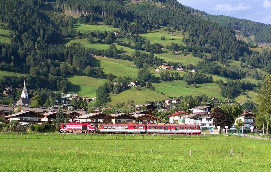 narrow-gauge railway, landscape, austria