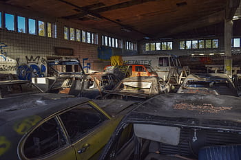 auto, vrak, šrot, rez, starý, zrezivělý, vozidlo, zlomený, vrak auta, vypnutý, šrotu