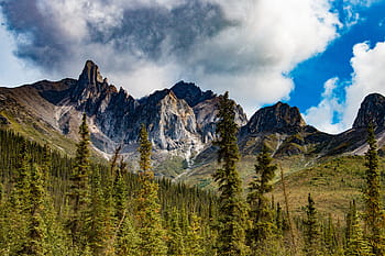 rotsachtig, bergen, rotsachtige bergen, Verenigde Staten van Amerika, natuur, wolken, landschap, natuurlijk, hemel, reizen, berg-