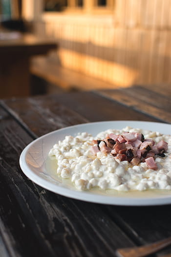 východní, evropský, jídlo, „Halušky“, brambor, houskové knedlíky, východoevropský, halušky, bramborové knedlíky, mimo, Slovák