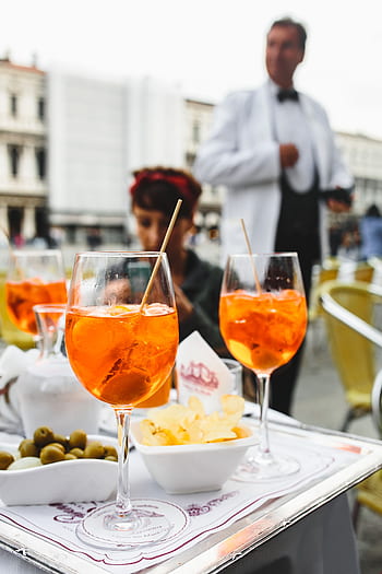verano, aperitivo, bebida, naranja, alcohol, italiano, prosecco, cóctel, aceituna, Aperol, Spritz