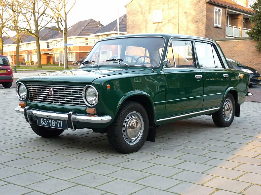 oldtimer, auto, staré auto, klasická auta, veteránů, starý, lada, vaz
