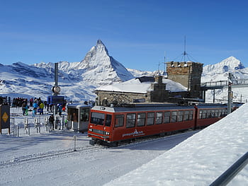 ประเทศสวิสเซอร์แลนด์, อัลไพน์, Gornergrat, Zermatt, Matterhorn, ฤดูหนาว