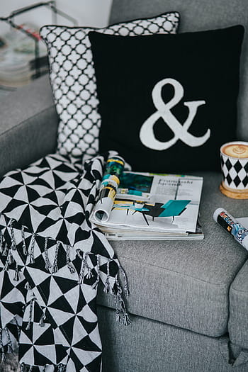 Descanso, revistas, taza, café, taza de café, interior, relajante, lectura, tiempo, sofá, tarde