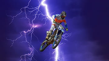 motokros, kolo, motocykl, motorka, Blesk, Napájení, energie, závod, akce, sport, soutěž