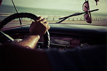 man, driving, sea, lomo, photography, person, car, steering wheel, dash, sunglasses, windshield