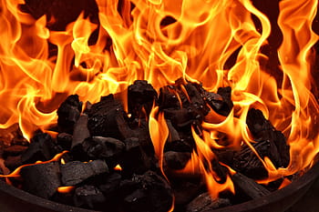 brand, vlam, koolstof, brandwond, heet, humeur, kampvuur, haard, rooster