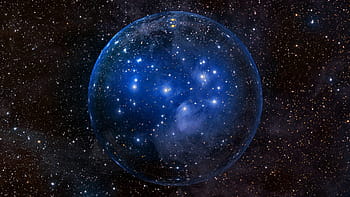imagen de estrella, Pleiades Star Cluster, el grupo de estrellas de Pleiades, bola, galaxia, niebla, kosmus, universo, vía láctea, cielo nocturno, mística