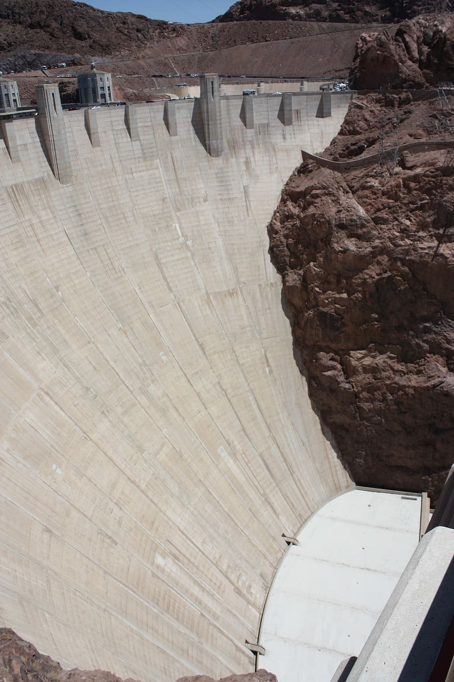 Hoover Dam, Dam, Dam, Nevada, Power, dam, hoover, nevada, power, landmark, rock - object, architecture, built structure