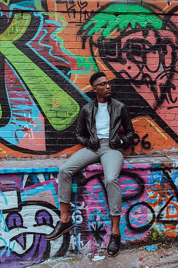 man, hands, pocket, sitting, wall, people, african, american, fashion, african american, street
