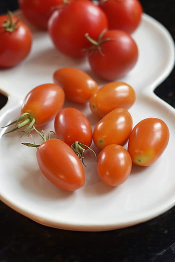 cherry rajčata, rajčata, zahrada, čerstvý, čerstvé sbírané, révy, organický, jídlo, rajče, zdravý, třešeň