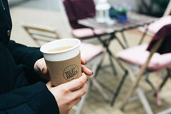 tea to-go, cold, day, Tea, go on, cold day, Berlin, drink, hands, outside, takeaway